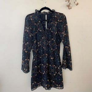 Beautiful BCBG patterned romper